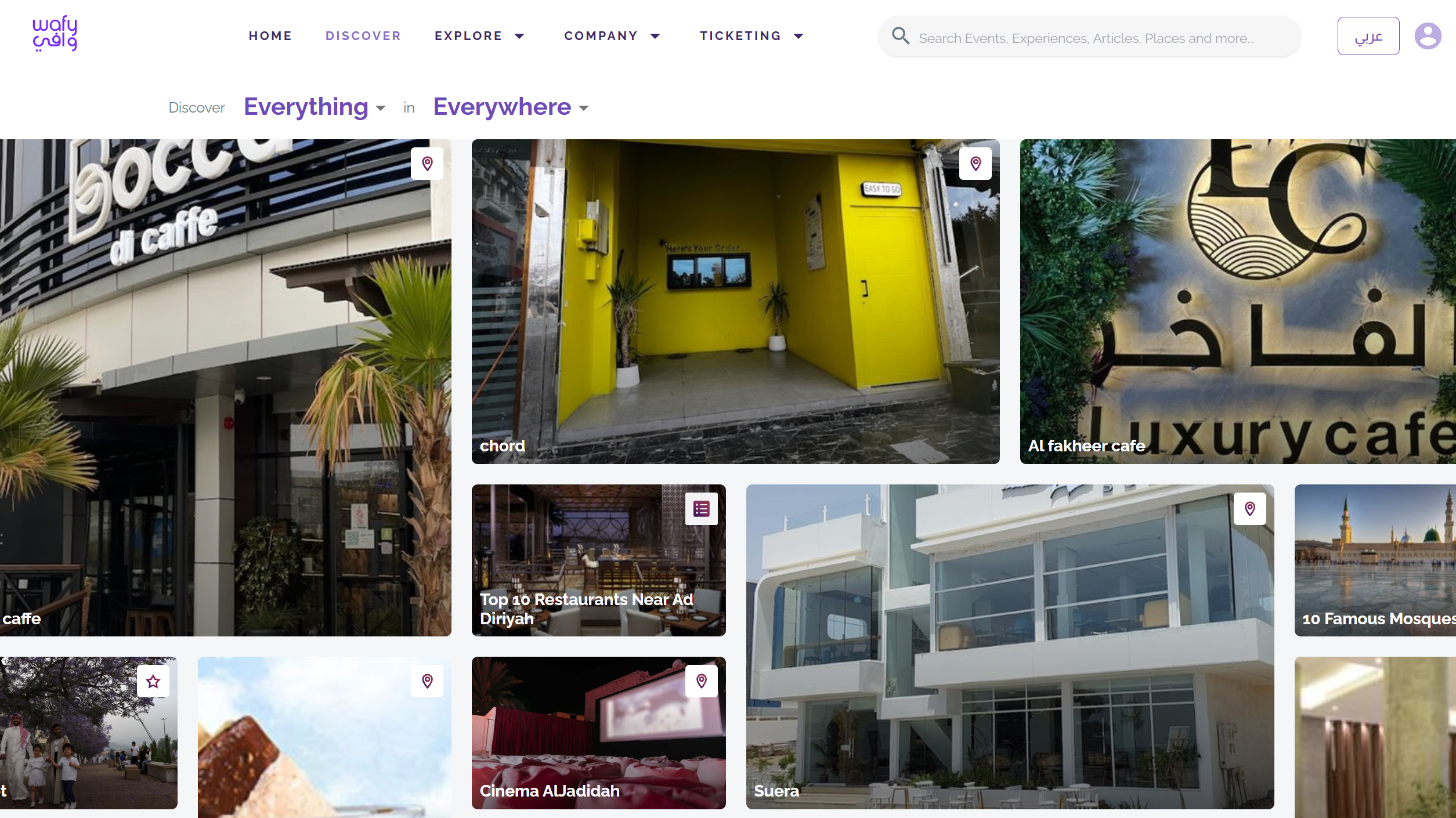 Booking platform Wafy App